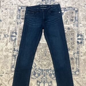 Calvin Klein Slim Boyfriend Dark Blue Women's Jeans